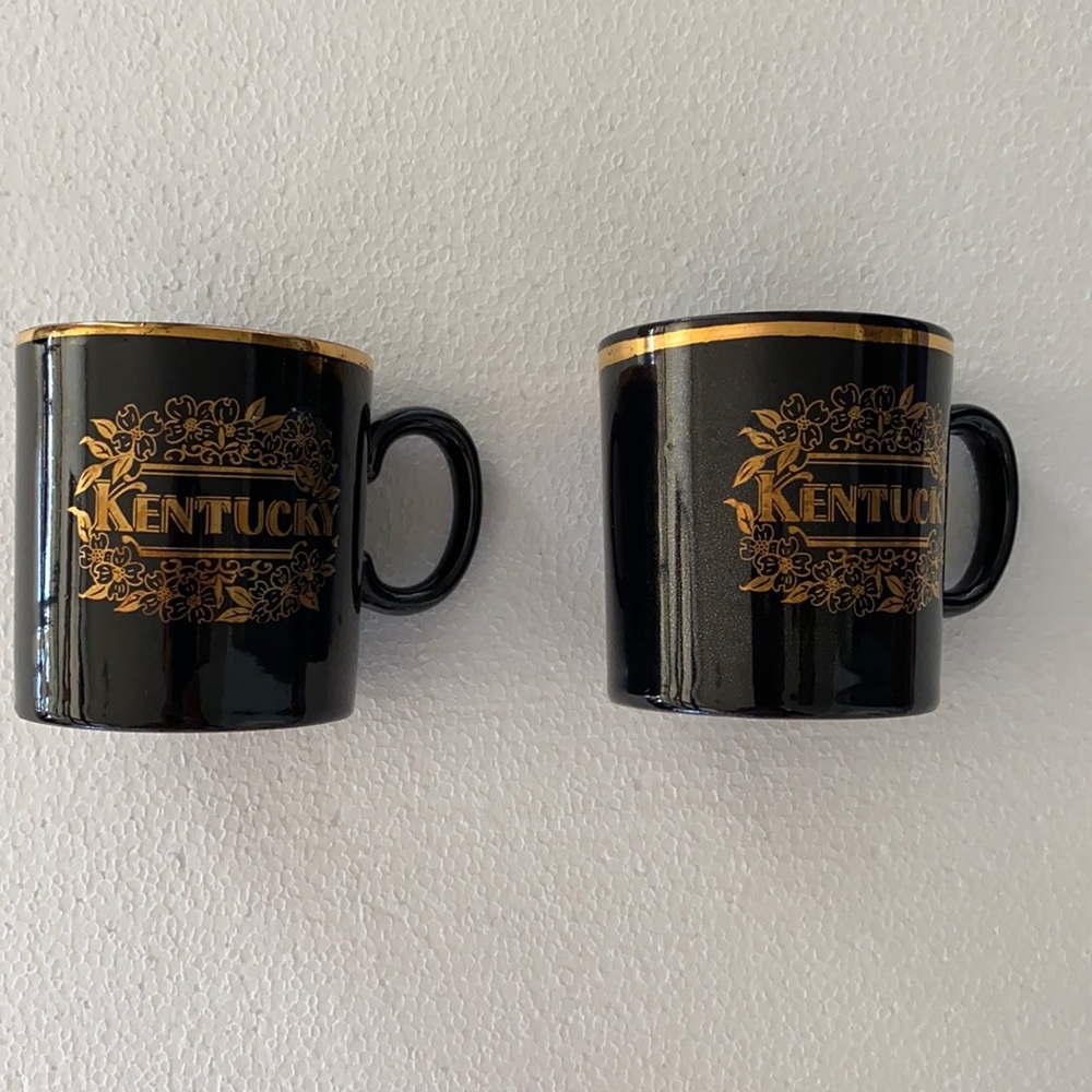 Vintage Kentucky coffee mugs
